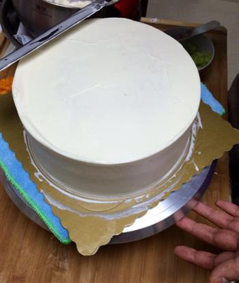 简单水果奶油蛋糕的做法步骤4