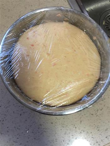天然酵母老面胡萝卜餐包的做法步骤3