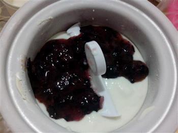 蓝莓冰淇淋的做法步骤3
