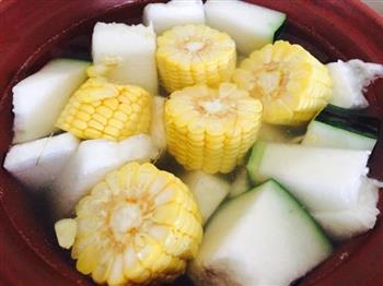 玉米冬瓜排骨汤的做法图解3