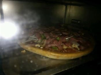 培根披萨的做法步骤8