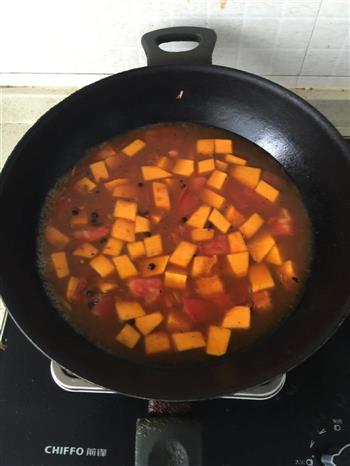 西红柿南瓜疙瘩汤的做法步骤12