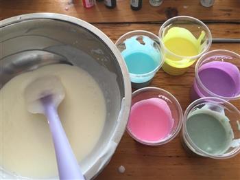 彩虹酸奶慕斯蛋糕的做法步骤10