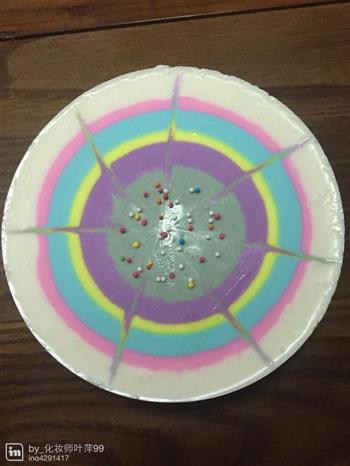 彩虹酸奶慕斯蛋糕的做法图解13