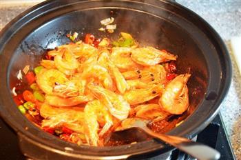 辣的诱惑-干锅香辣虾的做法步骤8