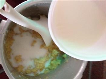 宝宝辅食-牛奶绿豆泥的做法图解5