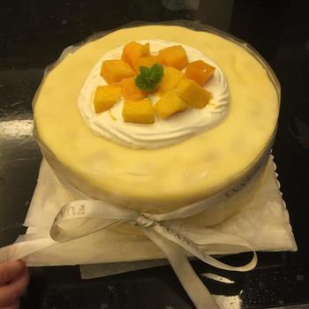芒果千层蛋糕的做法步骤6