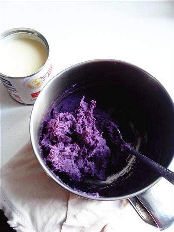花式紫薯面包的做法步骤3