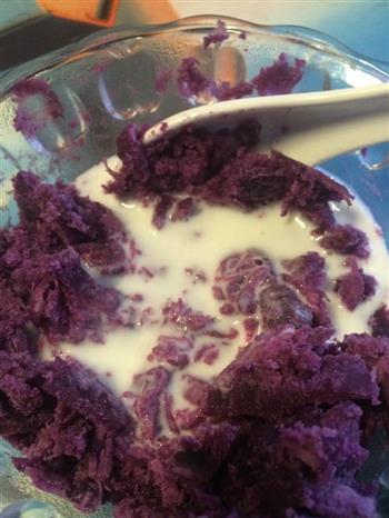 紫薯酸奶的做法图解3