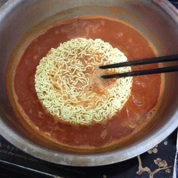 韩式大酱汤泡面的做法步骤5