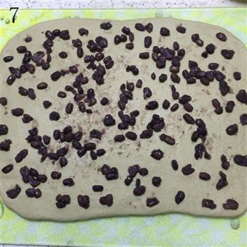 抹茶蜜豆馒头-馒头也文艺清新的做法步骤7
