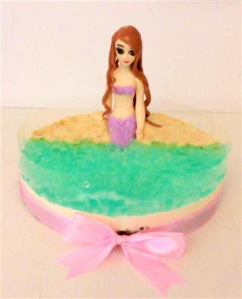 美人鱼海洋慕斯蛋糕的做法步骤10