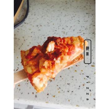 鲜虾火腿披萨的做法图解15