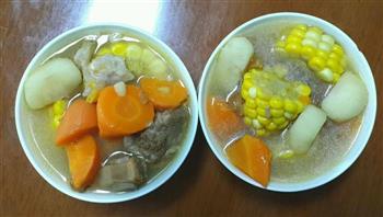 玉米萝卜排骨汤的做法图解5