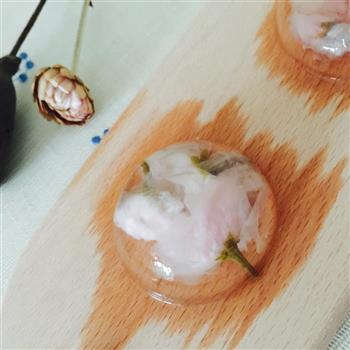 樱花水信玄饼 传统日本小吃的做法步骤9