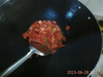 清爽番茄虾的做法步骤5