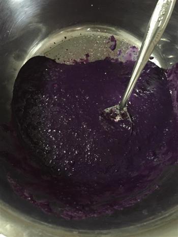 奶香紫薯发糕的做法步骤2