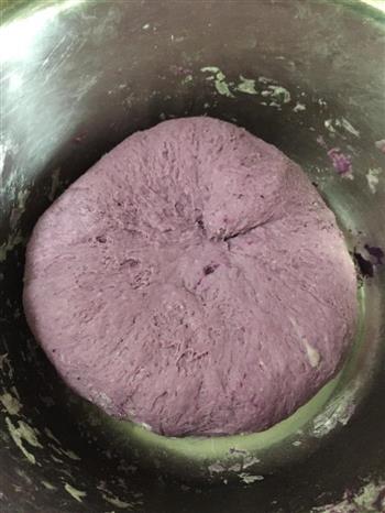 奶香紫薯发糕的做法步骤4