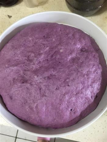 奶香紫薯发糕的做法步骤7