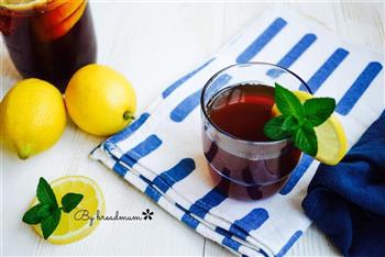 夏日解暑圣品-柠檬薄荷冰红茶的做法步骤6
