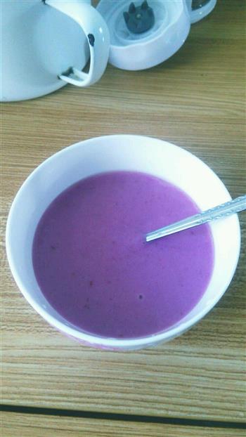紫薯酸奶粥的做法步骤1