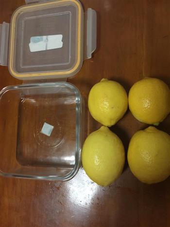 柠檬蜜--美容养颜排毒佳品的做法步骤1