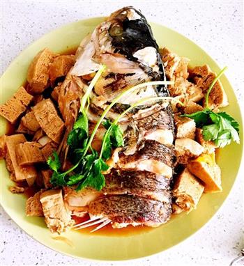 补钙佳品-鱼头炖豆腐的做法步骤4