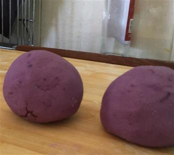 电炸锅版紫薯麻团的做法步骤5
