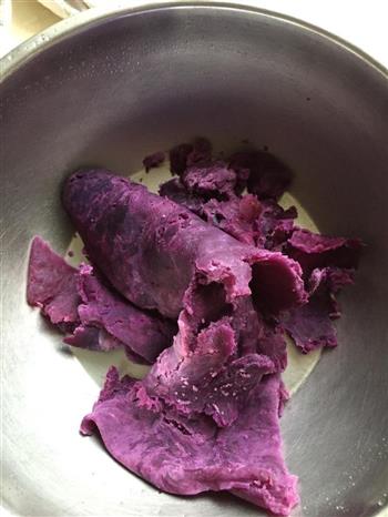 山药紫薯糕的做法步骤4