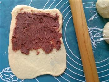 红豆花卷面包的做法步骤12
