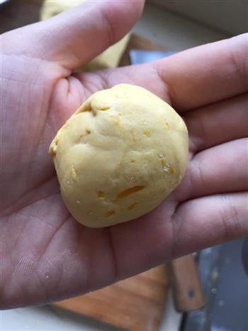 南瓜糯米饼，自制红豆陷的做法步骤6