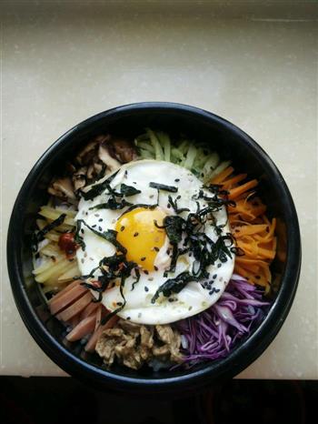 韩式石锅拌饭的做法步骤12