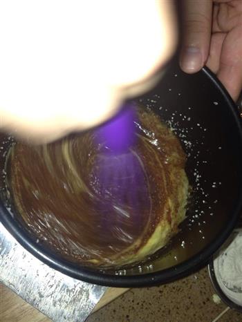 巧克力乳酪蛋糕卷的做法步骤4