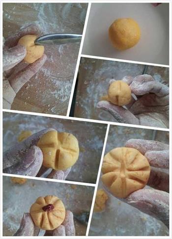 南瓜紫薯饼的做法图解9