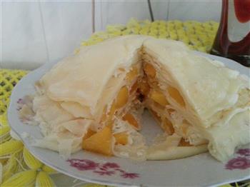 芒果千层蛋糕的做法步骤8
