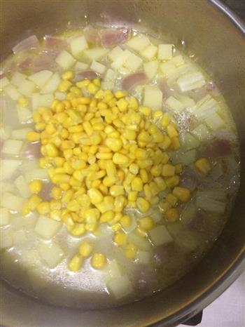 土豆玉米浓汤的做法步骤6