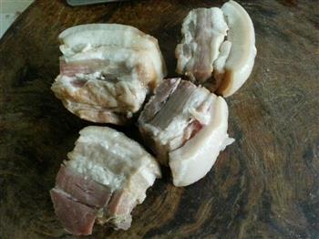 香米腊肉卷的做法步骤1