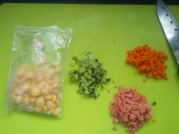 彩蔬鸡蛋卷的做法步骤1