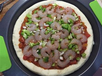 鲜虾披萨的做法图解7