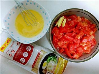 番茄西红柿鸡蛋打卤面臊子面的做法步骤1