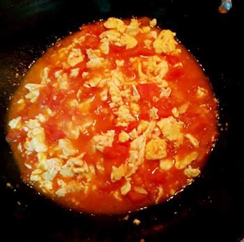 番茄西红柿鸡蛋打卤面臊子面的做法步骤5