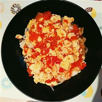 番茄西红柿鸡蛋打卤面臊子面的做法步骤7