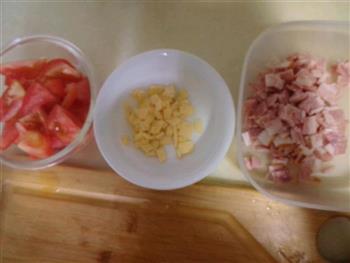培根番茄芝士土豆泥的做法步骤2