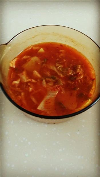 韩式泡菜汤的做法图解1