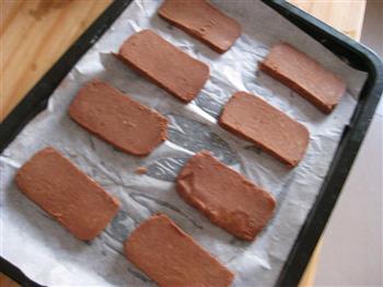酥酥脆脆的巧克力饼干的做法步骤6