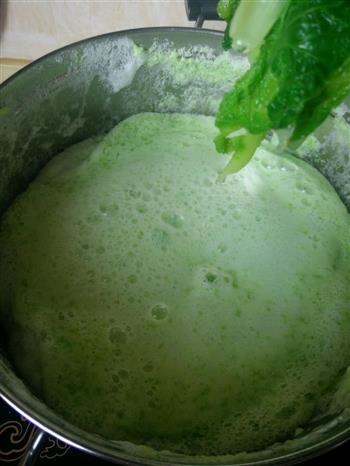 绿豆汁儿煮白菜的做法步骤3