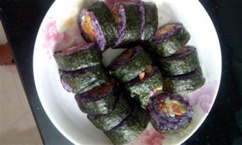 简易紫薯寿司的做法步骤8
