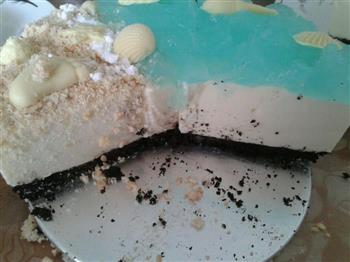 海洋梦幻酸奶慕斯蛋糕的做法图解2
