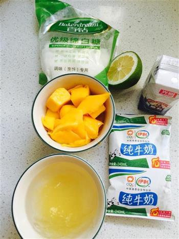 清凉一夏-酸奶芒果布丁的做法图解1