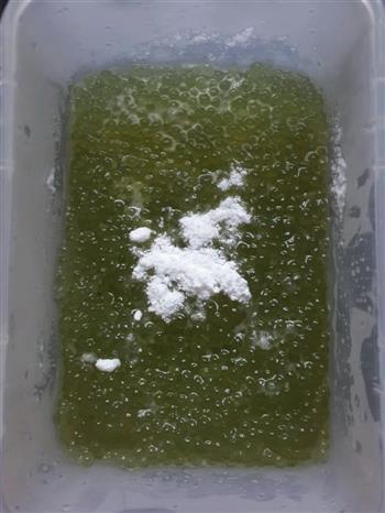 桂花绿西米椰汁糕的做法图解3